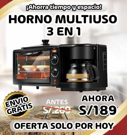 HORNO MULTIUSO 3 EN 1